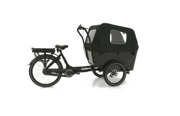 VOGUE Carry 3 Elektrische Bakfiets Zwart/Zwart 6 VOGUE Carry 3 Elektrische Bakfiets Zwart/Zwart - Afbeelding 6