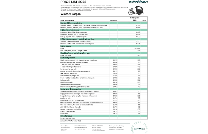 Winther Bikes Cargoo Elektrische Bakfiets 11 Winther Bikes Cargoo Elektrische Bakfiets - Afbeelding 11