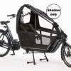 Bakfiets.nl Tent Shadow Long All-open: Matzwart