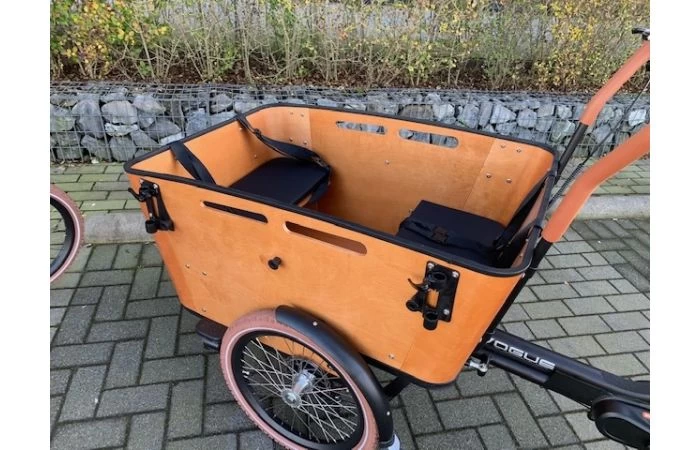 VOGUE Carry 3 Elektrische Bakfiets Zwart/Bruin 6 VOGUE Carry 3 Elektrische Bakfiets Zwart/Bruin - Afbeelding 6