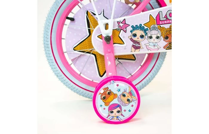 LOL Surprise 16 Inch Meisjesfiets Roze 2 LOL Surprise 16 Inch Meisjesfiets Roze - Afbeelding 2