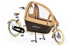 Bakfiets.nl Tent CargoBike Long All Open, Extra Hoog, 90% Open Div. Kleuren -Fiets Serie Winkel bakfiets 2017 005 cargobike long cruiser nn7d creme 1