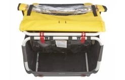 Fietskar Burley Bee Double -Fiets Serie Winkel burley bee kinder fietskar 2 kinderen geel zwart 677147 5 l