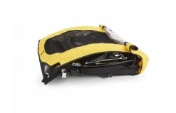 Fietskar Burley Bee Double -Fiets Serie Winkel burley bee kinder fietskar 2 kinderen geel zwart 677147 6 l