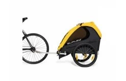 Fietskar Burley Bee Single -Fiets Serie Winkel burley bee single kinderkar 1 kind geel zwart 719092 5 l