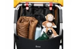 Fietskar Burley Bee Single -Fiets Serie Winkel burley bee single kinderkar 1 kind geel zwart 719092 7 l