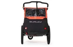 Fietskar Burley Cub X -Fiets Serie Winkel burley cub x fietskar 2 kinderen zwart atomic rood 617960 1 l