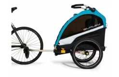 Fietskar Burley D'Lite X Single -Fiets Serie Winkel burley dlite x single kinderkar 1 kind blauw zwart 719091 4 l