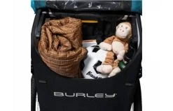 Fietskar Burley D'Lite X Single -Fiets Serie Winkel burley dlite x single kinderkar 1 kind blauw zwart 719091 6 l