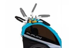 Fietskar Burley D'Lite X Single -Fiets Serie Winkel burley dlite x single kinderkar 1 kind blauw zwart 719091 7 l