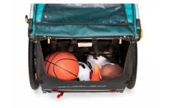 Fietskar Burley Encore X -Fiets Serie Winkel burley encore x fietskar 2 kinderen zwart turquoise 617957 508590 l