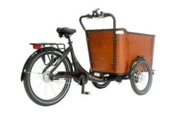 VOGUE Superior Deluxe Elektrische Bakfiets Zwart/Bruin -Fiets Serie Winkel cba5a3e25b6096201815e5ff1733c1b434ff568d4283d209386427d1db638e70