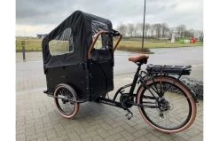 Vogue Troy Elektrische Bakfiets Zwart/Bruin -Fiets Serie Winkel d12e014685345662e92b2aac81449ddda052e90e49a96525df0536a4428c6dfb