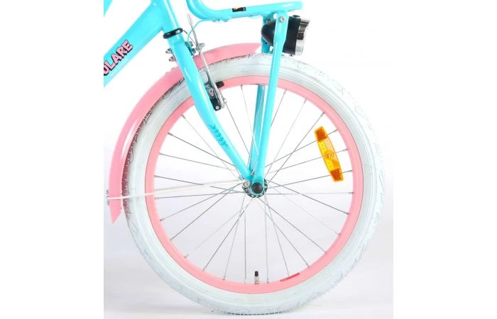 Volare Ibiza Meisjesfiets Turquoise Roze 20 Inch 3 Volare Ibiza Meisjesfiets Turquoise Roze 20 Inch - Afbeelding 3