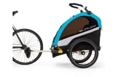 Fietskar Burley D'Lite X Double -Fiets Serie Winkel fietskar aan fiets