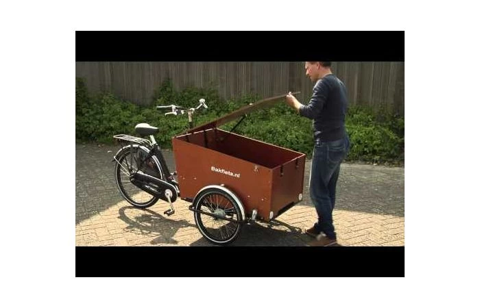 Bakfiets.nl Deksel Met Gasveer Voor Trike 2 Bakfiets.nl Deksel Met Gasveer Voor Trike - Afbeelding 2