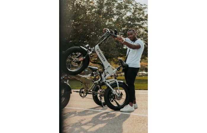 ES Master 250WATT Rock Wheel II Fatbike Nardo Grey 7 ES Master 250WATT Rock Wheel II Fatbike Nardo Grey - Afbeelding 7