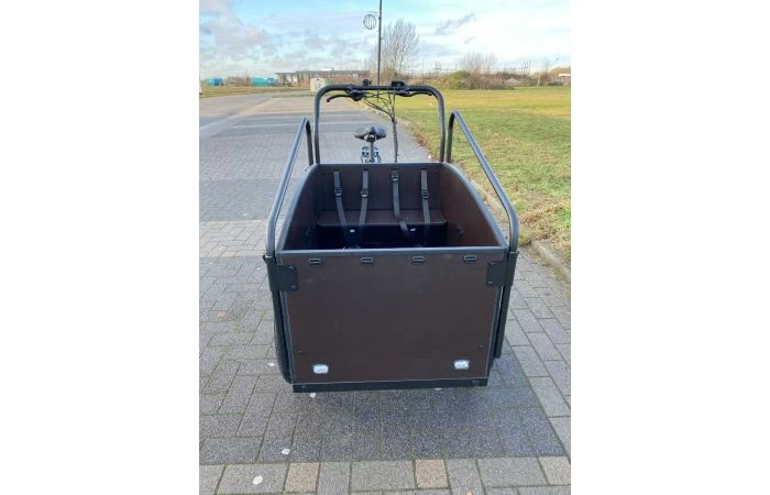 Vogue Journey Elektrische Bakfiets Zwart/Zwart 4 Vogue Journey Elektrische Bakfiets Zwart/Zwart - Afbeelding 4