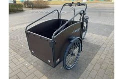 Vogue Journey Elektrische Bakfiets Zwart/Bruin -Fiets Serie Winkel img 7437 1