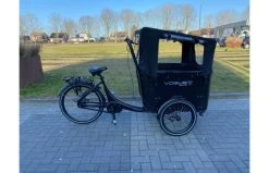 VOGUE Superior Deluxe Elektrische Bakfiets Zwart/Zwart -Fiets Serie Winkel img 8318