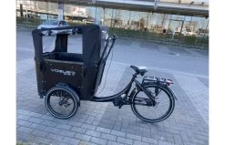VOGUE Superior Deluxe Elektrische Bakfiets Zwart/Zwart -Fiets Serie Winkel img 8321 1