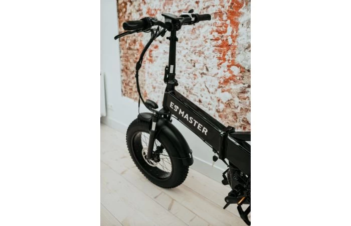 ES Master 250WATT Rock Wheel II Fatbike Glossy Black 4 ES Master 250WATT Rock Wheel II Fatbike Glossy Black - Afbeelding 4