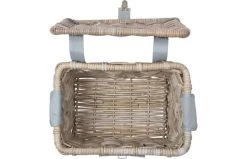 Basil Mand Riet Denton M 24L + Deksel Grey 39x27x25cm