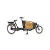 VOGUE Carry 2 Elektrische Bakfiets Zwart/Bruin/Zwart