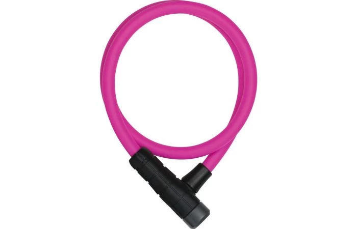 AXA Kabelslot Primo 5412K/85 Roze 1 AXA Kabelslot Primo 5412K/85 Roze