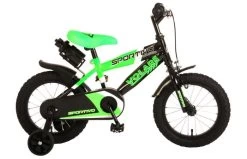 Volare Sportivo Jongensfiets -Fiets Serie Winkel sportivo 14 inch groen 2 tr w1800 519h 2v 1