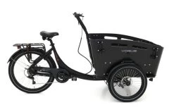 VOGUE Superior 3 Elektrische Bakfiets Zwart/Zwart