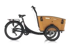 VOGUE Superior 3 Elektrische Bakfiets Zwart/Bruin